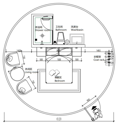布球帐篷（皓月星海）