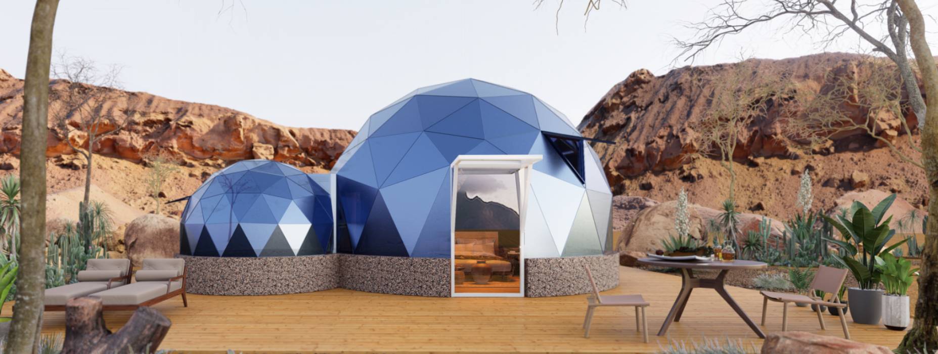 利津县球形智能光伏玻璃星空房